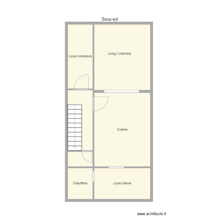 Masui Sous sol. Plan de 0 pièce et 0 m2