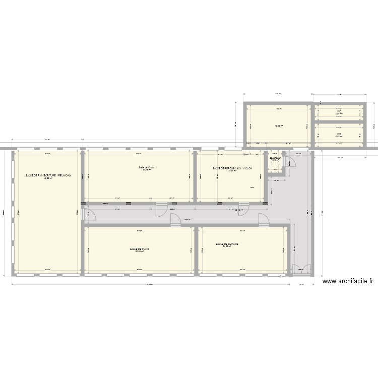1er étage V6 . Plan de 0 pièce et 0 m2