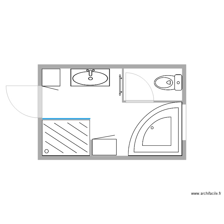 SDB V5. Plan de 0 pièce et 0 m2