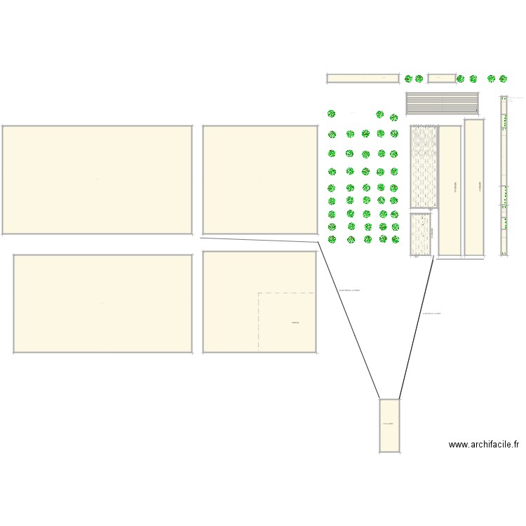 PLAN TERRAIN POUR ARROSAGE . Plan de 0 pièce et 0 m2