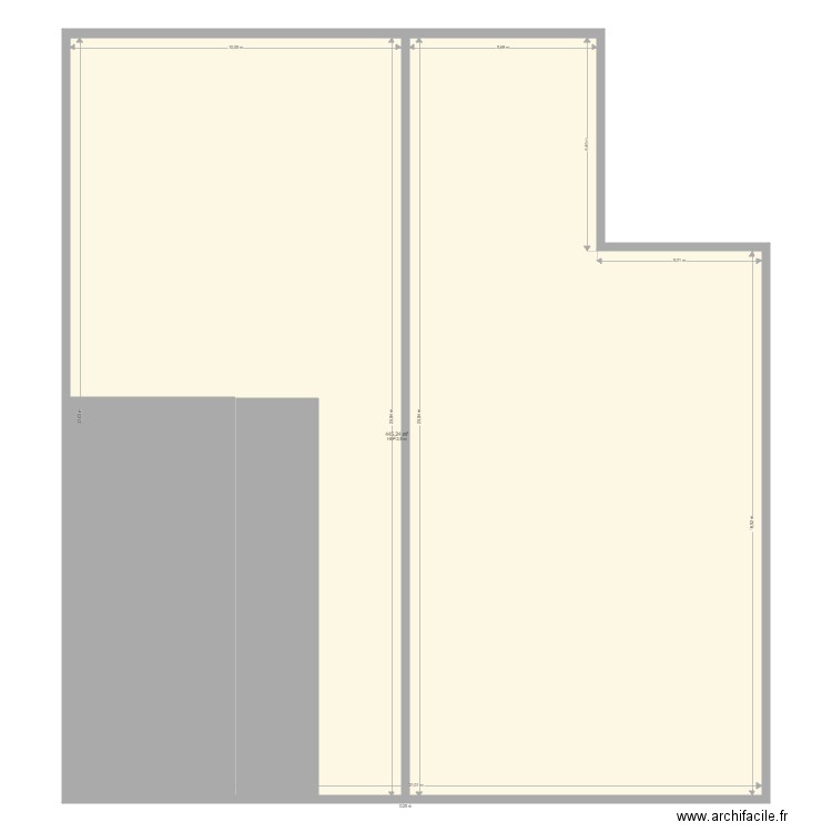 Tilleroye 2. Plan de 1 pièce et 445 m2