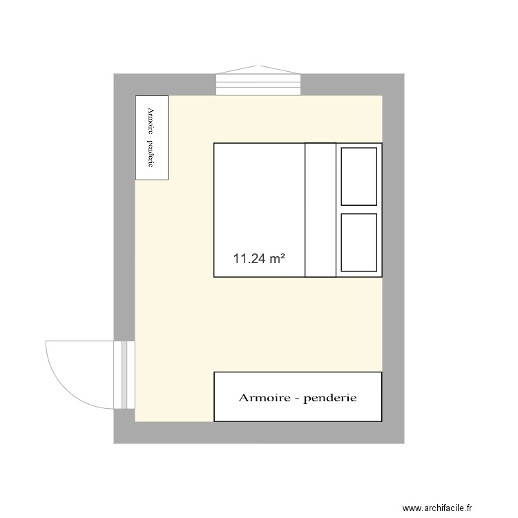 chambre 2. Plan de 0 pièce et 0 m2