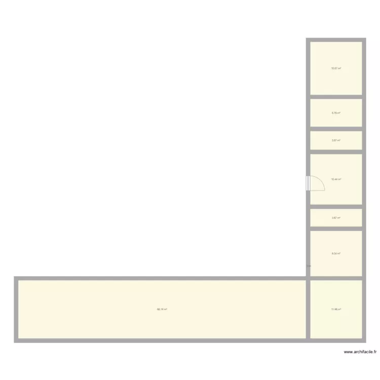 Terrasse Bistro. Plan de 