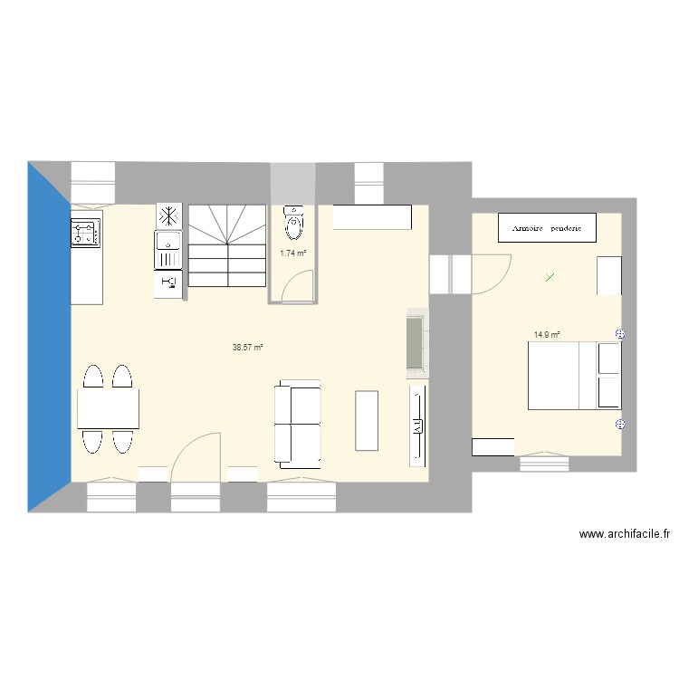 Bretagne 1er bis. Plan de 0 pièce et 0 m2