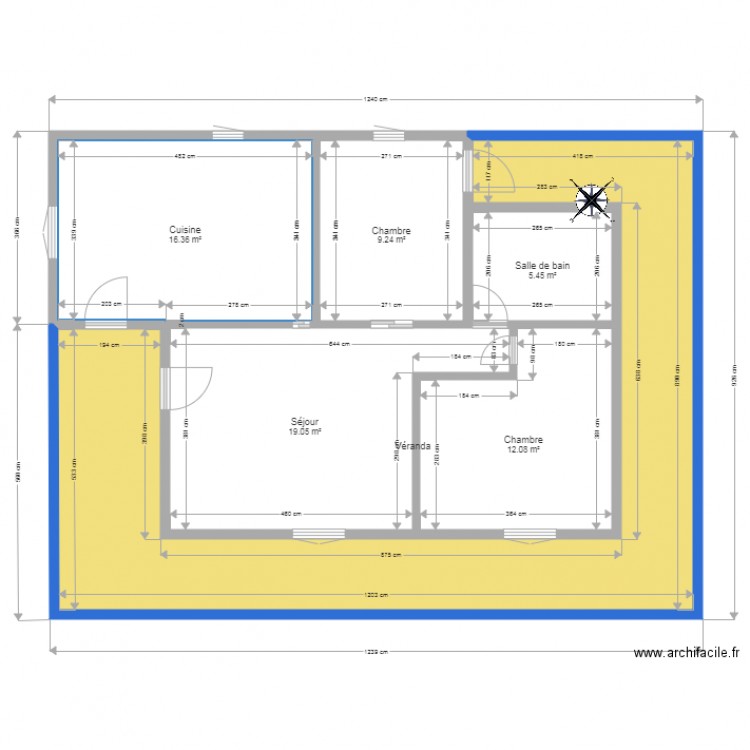 plan maison claire. Plan de 0 pièce et 0 m2