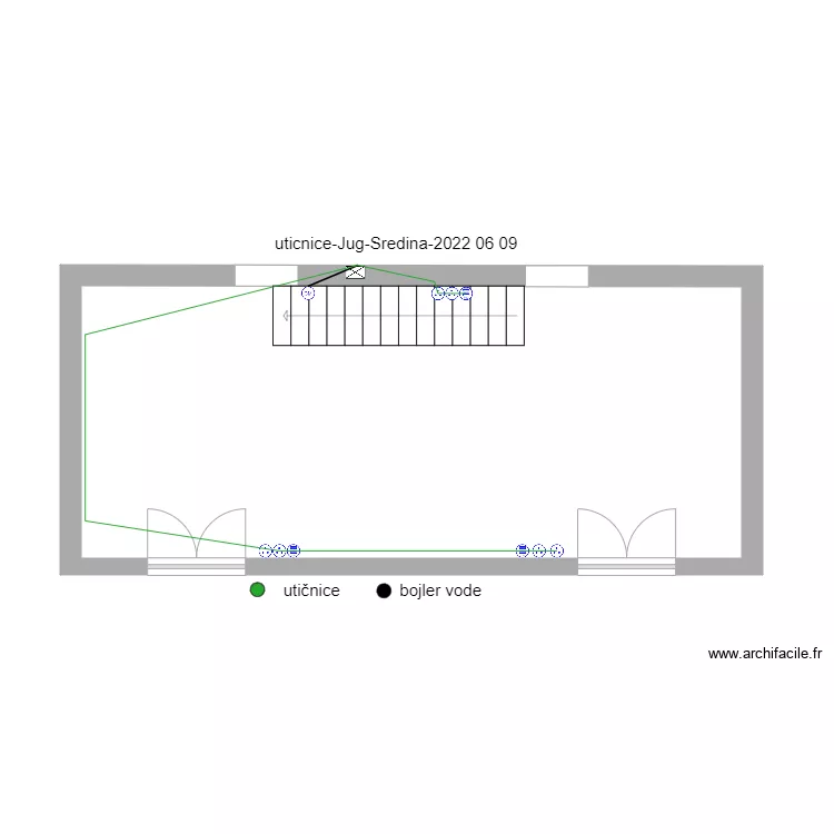 plan-Uticnine-Jug-Sredina. Plan de 