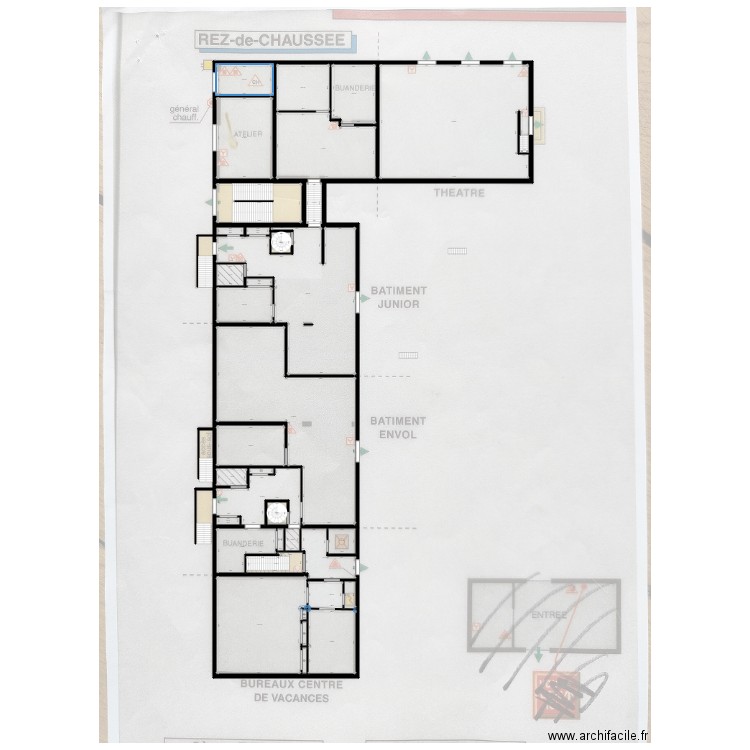 Bocage A RDC ouv. Plan de 0 pièce et 0 m2