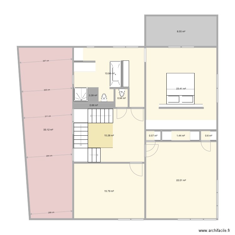 Raquette 1er V6. Plan de 0 pièce et 0 m2