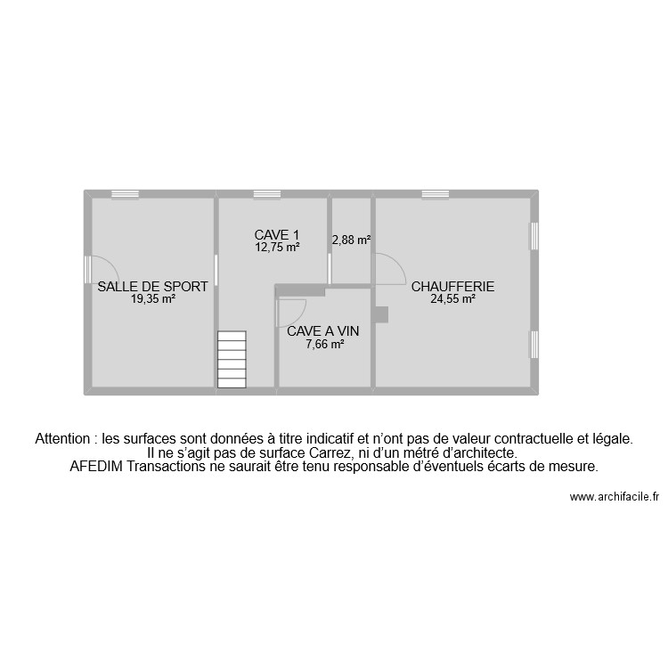 BI 10928 SOUS SOL. Plan de 0 pièce et 0 m2