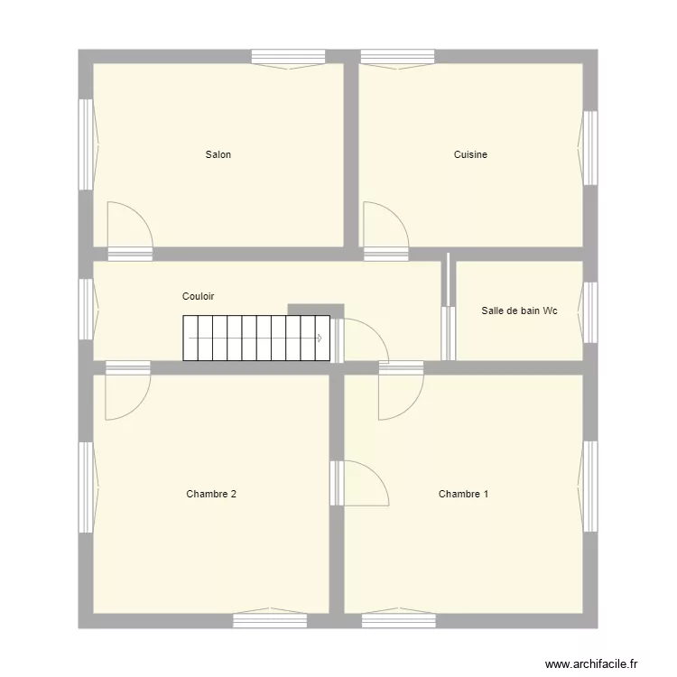 Croquis DENNLER Etage. Plan de 