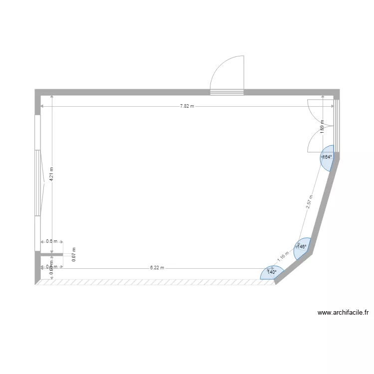 Salon Les Flots Papillons Blancs. Plan de 