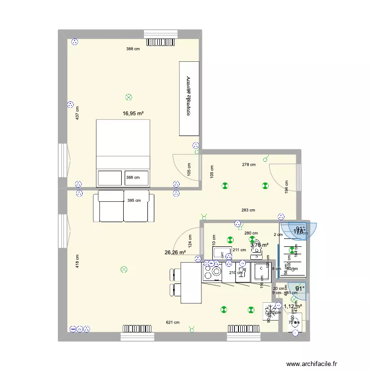 2E GAUCHE ST AMBROISE. Plan de 