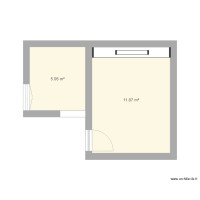 plan des deux chambres de base
