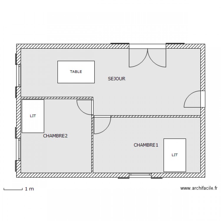 MAISON. Plan de 0 pièce et 0 m2