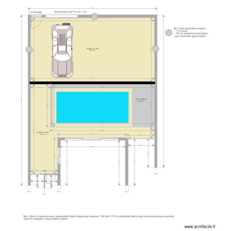 urla Orhan. Plan de 0 pièce et 0 m2