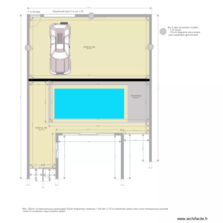 urla Orhan. Plan de 