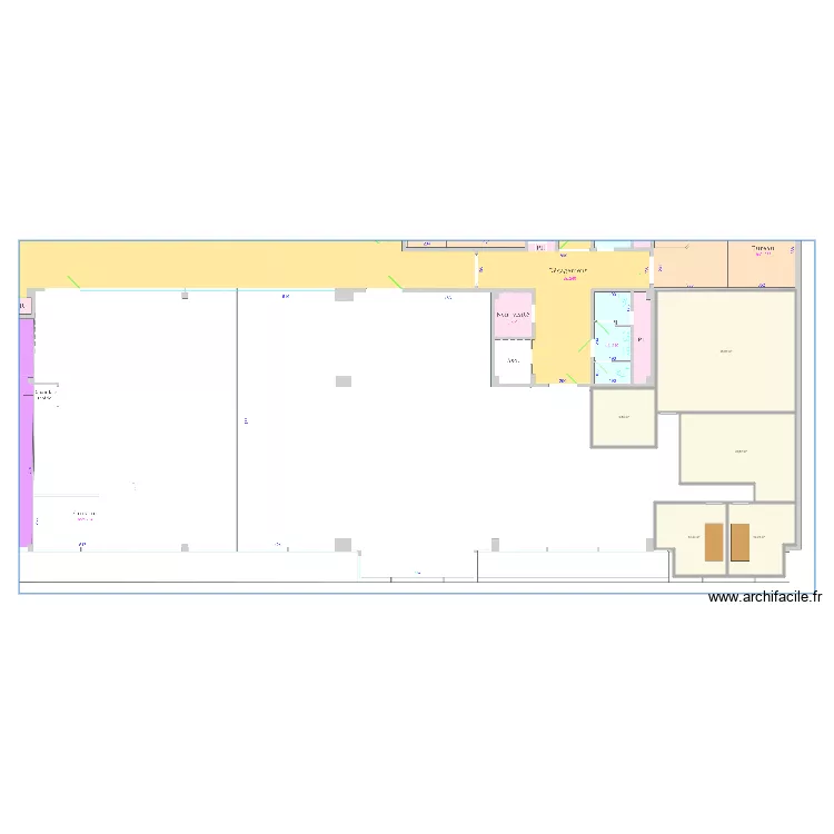 VALIN VIERGE. Plan de 