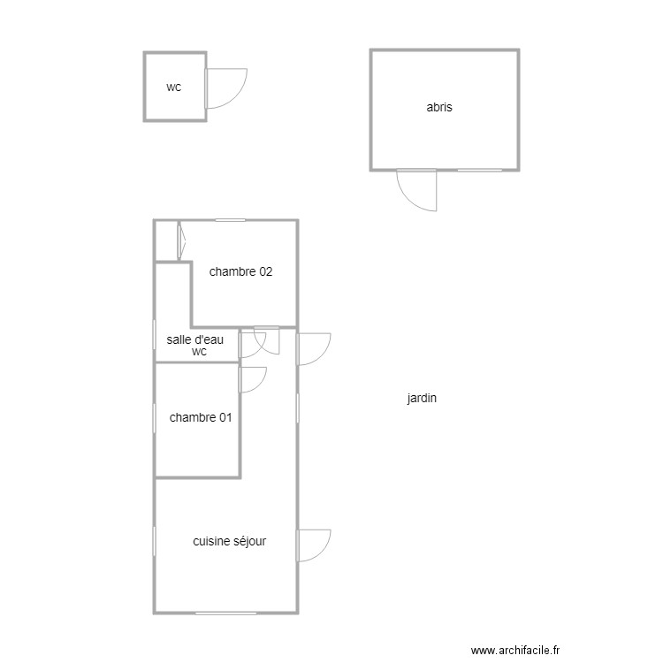 khodja am. Plan de 0 pièce et 0 m2