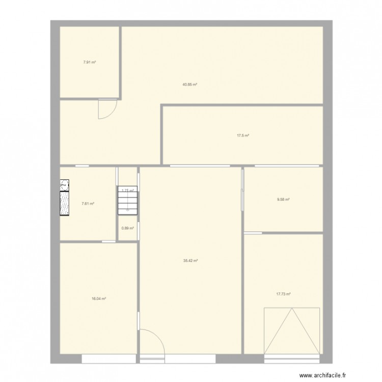 piece du bas 1. Plan de 0 pièce et 0 m2