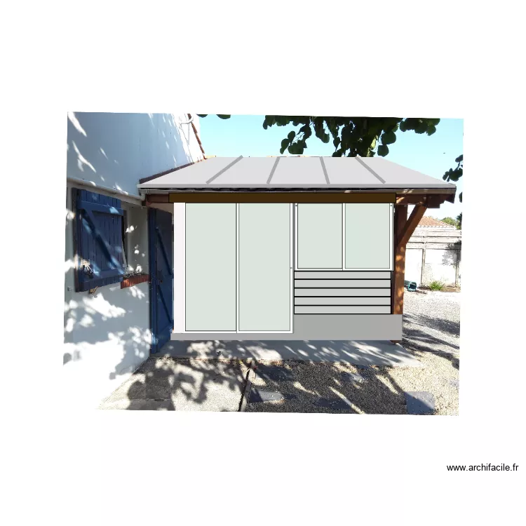 Document graphique fa&ccedil;ade est 02. Plan de 