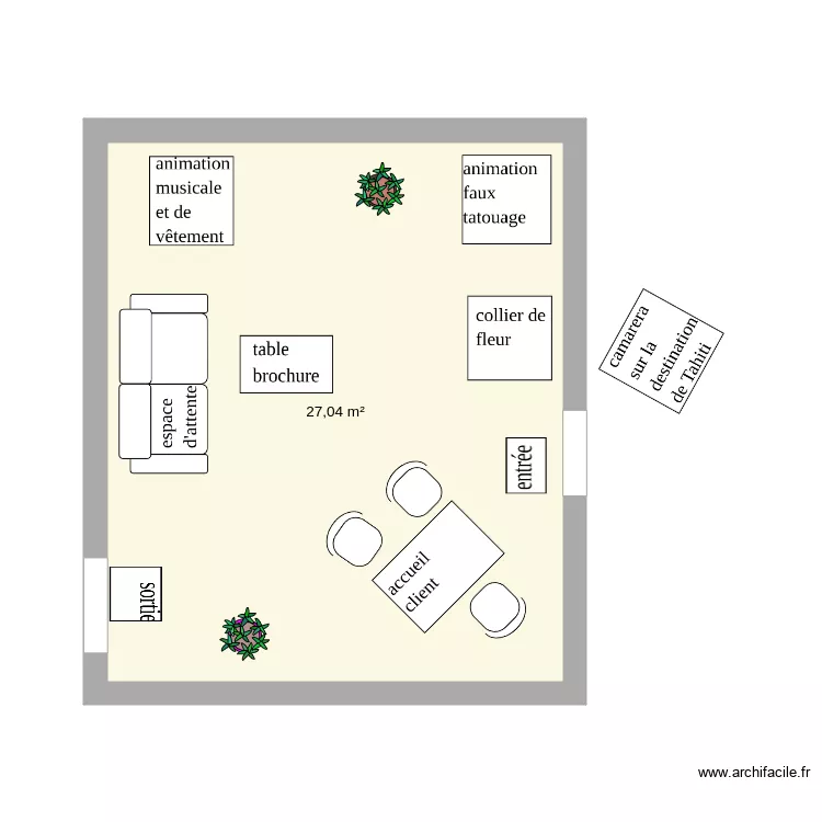 Plan stand de la Polynésie française. Plan de Plan stand de la Polynésie française. Plan de
