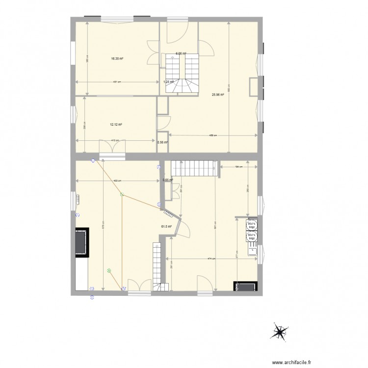 villa lea lavagne 1. Plan de 0 pièce et 0 m2