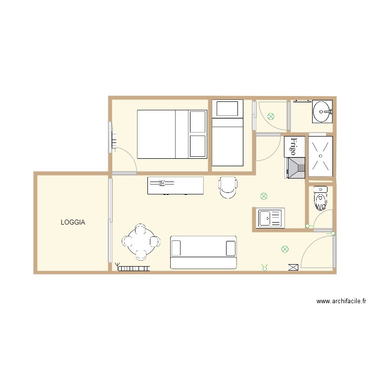 CAP D AGDE Appt 118 V2. Plan de 0 pièce et 0 m2