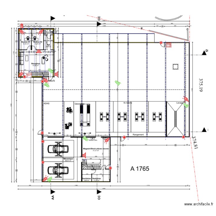 CARROSSERIE RENAISON. Plan de 0 pièce et 0 m2