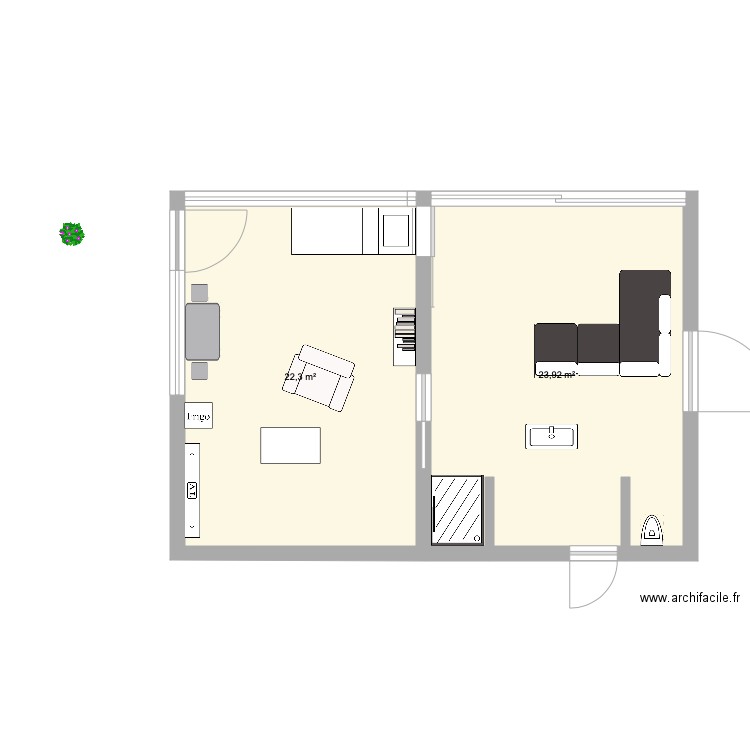 BUREAU sev V4. Plan de 0 pièce et 0 m2