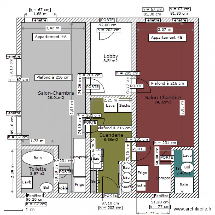 Plan Garon Sous-sol Full3. Plan de 0 pièce et 0 m2