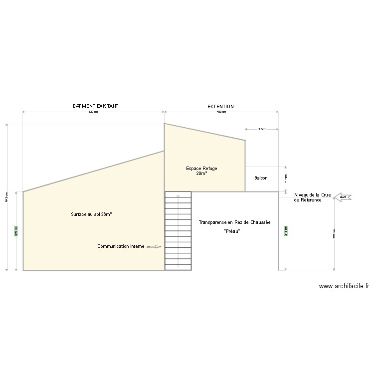 Brem CU Transparence Rez de chaussée. Plan de 0 pièce et 0 m2