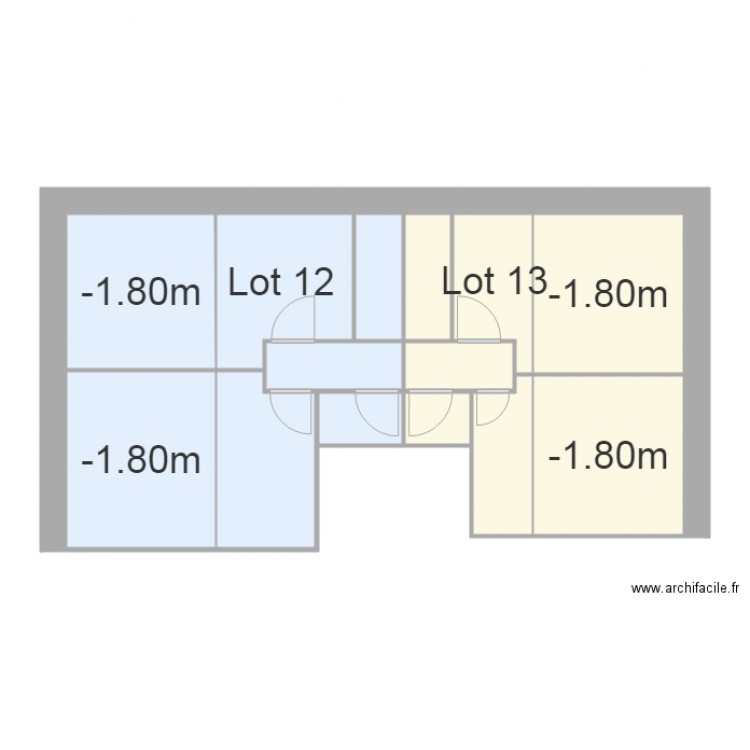 lotz jaubert ETAGE 5. Plan de 0 pièce et 0 m2