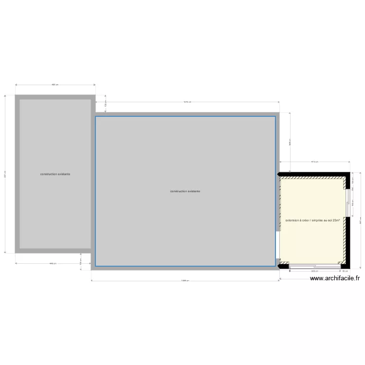 extension 4. Plan de 