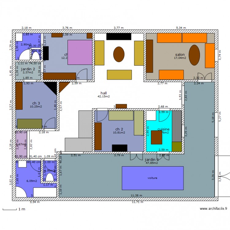 180m2.12x15. Plan de 0 pièce et 0 m2
