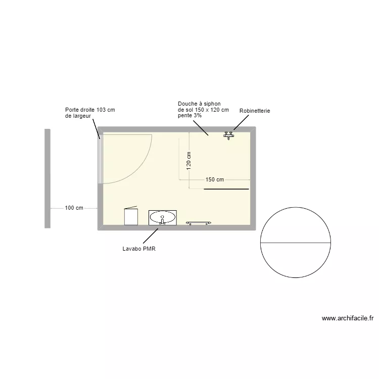 WATRIN SDB projet 3. Plan de WATRIN SDB projet 3. Plan de