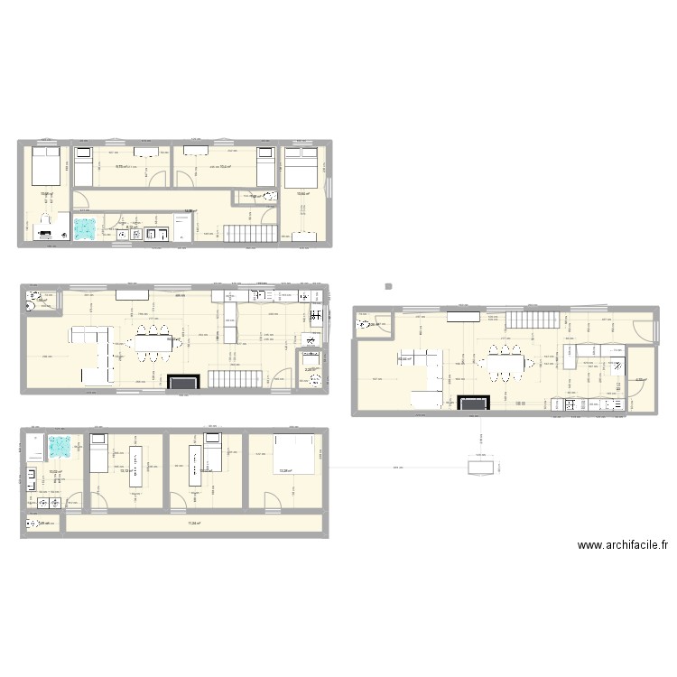 reel retheuil nico. Plan de 19 pièces et 265 m2