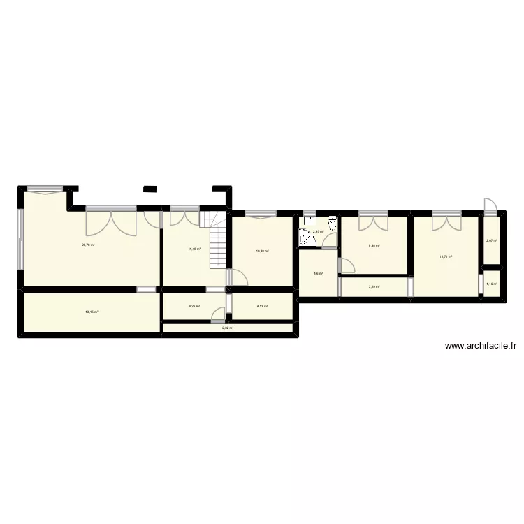 plascassier bas. Plan de 14  et 109 m²