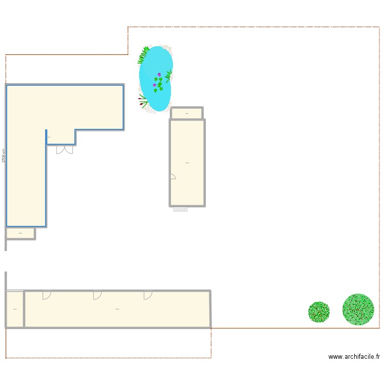 corp de ferme. Plan de 0 pièce et 0 m2