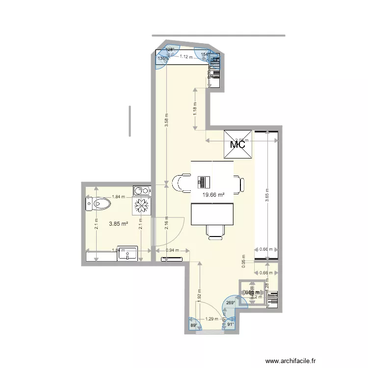 ATM ATELIER. Plan de 