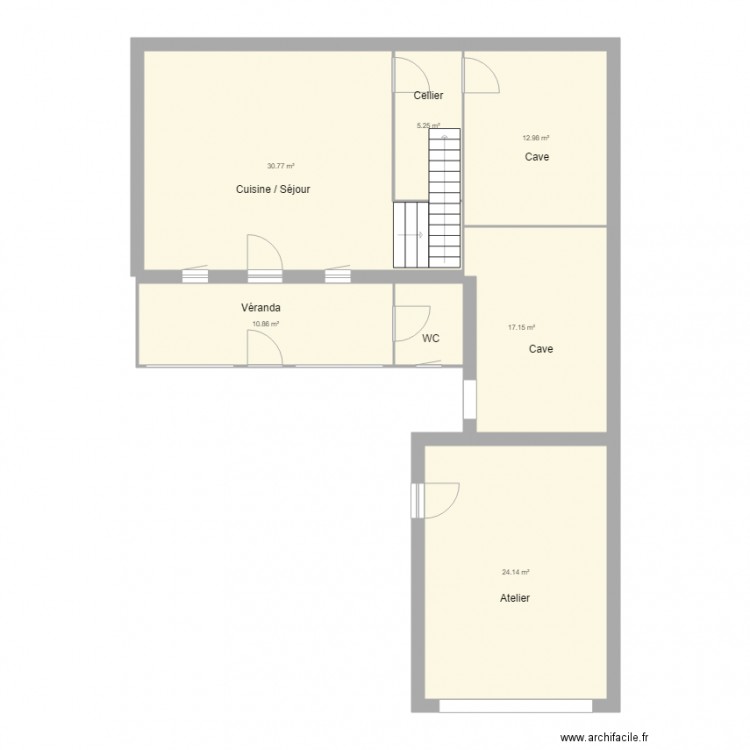 plan clavelloux etage . Plan de 0 pièce et 0 m2