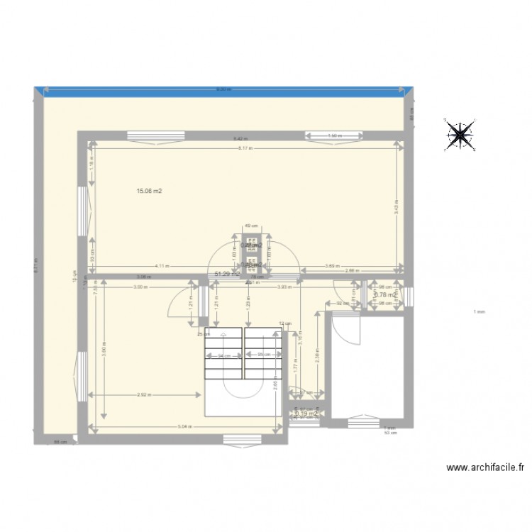 Les plaines - Projet plateau - Rdch - 03.07.2022. Plan de 23 pièces et 235 m2