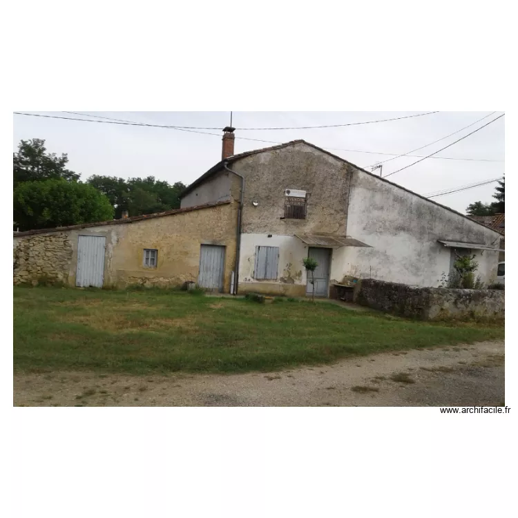 façade SUD. Plan de façade SUD. Plan de