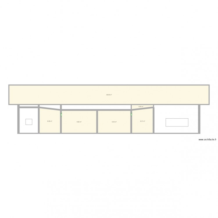 Façade. Plan de 0 pièce et 0 m2