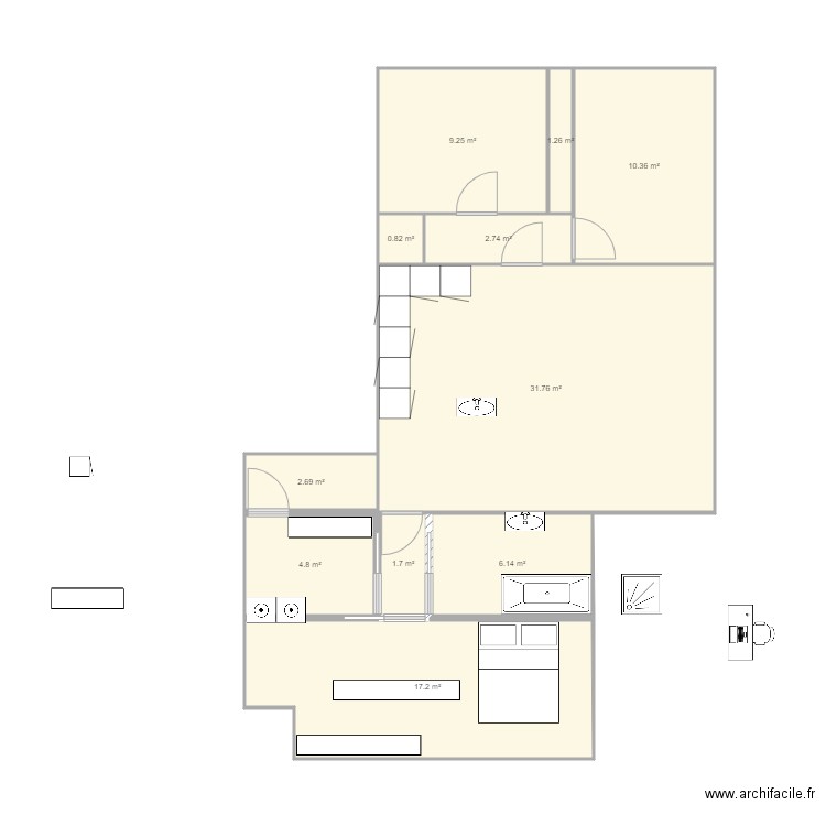 jassans actuel modif test. Plan de 0 pièce et 0 m2