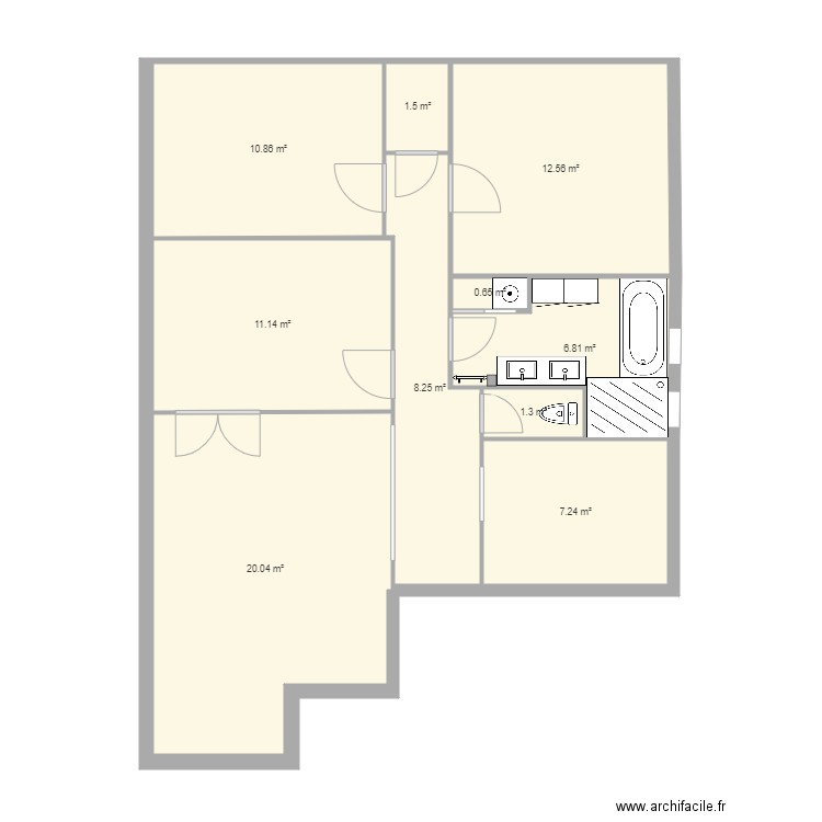 Plan eastman idee jp 3eme version. Plan de 0 pièce et 0 m2