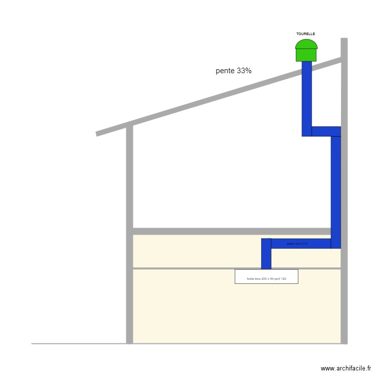 LE JARDIN HOTTE PLONGE. Plan de 0 pièce et 0 m2