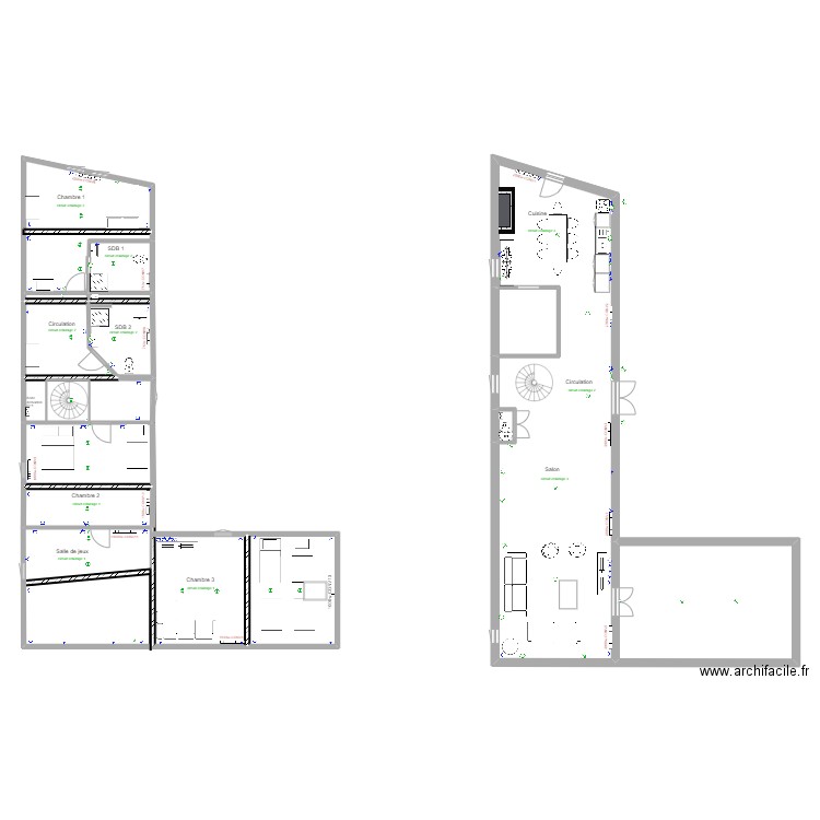 dependance. Plan de 0 pièce et 0 m2