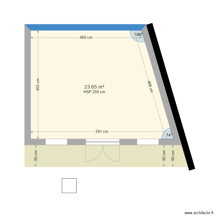 cabane. Plan de 0 pièce et 0 m2