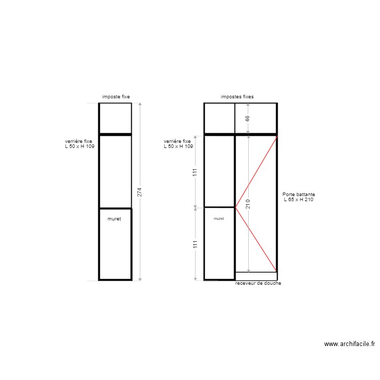 verrière Ruben. Plan de 0 pièce et 0 m2