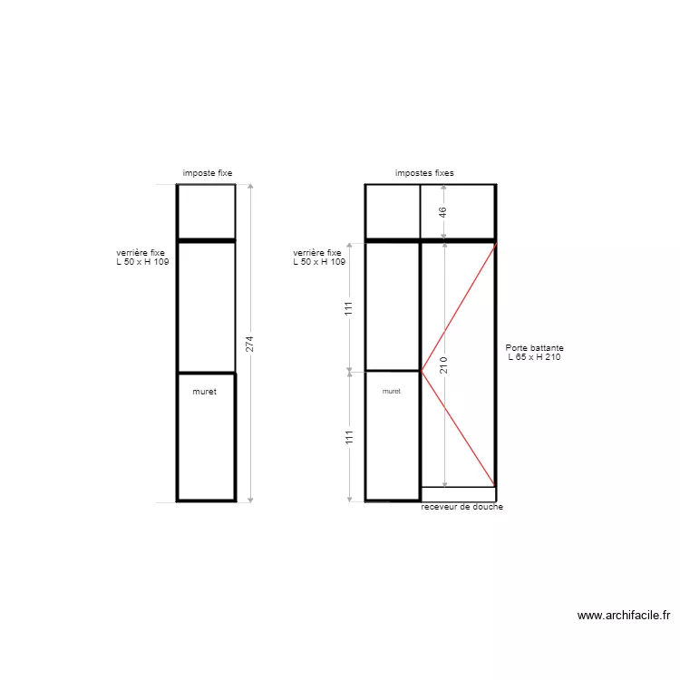 verrière Ruben. Plan de verrière Ruben. Plan de